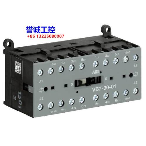 原装ABB可逆控制 交流线圈接触器 VB7-30-01 AC24V 40-450Hz议价$