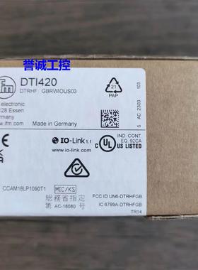 全新原装 IFM易福门 DTI420 传感器 现货销售议价*