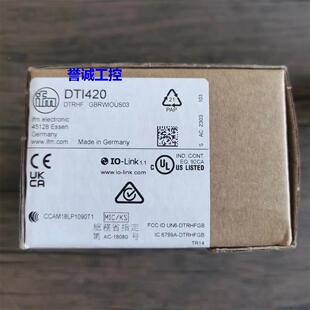 全新原装 IFM易福门 DTI420 传感器 现货销售议价*