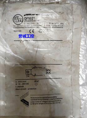 德国 ifm易福门 OF5021 OF5022光电传感器全新议价议价$