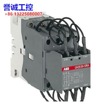 原装ABB带阻尼电阻切换电容器交流接触器 UA26-30-10-RA AC220V议