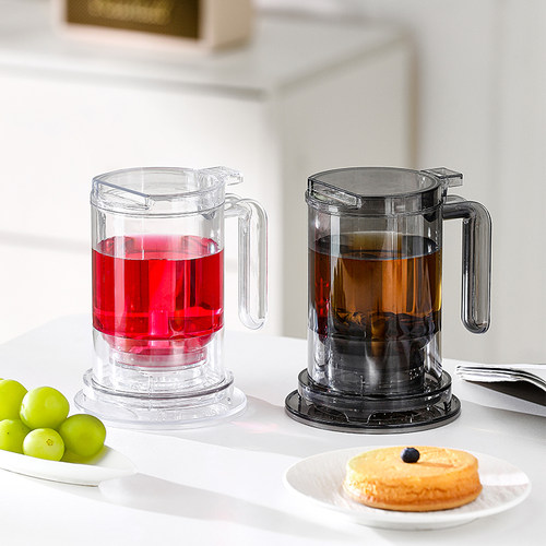 聪明壶办公室咖啡茶水分离泡茶壶