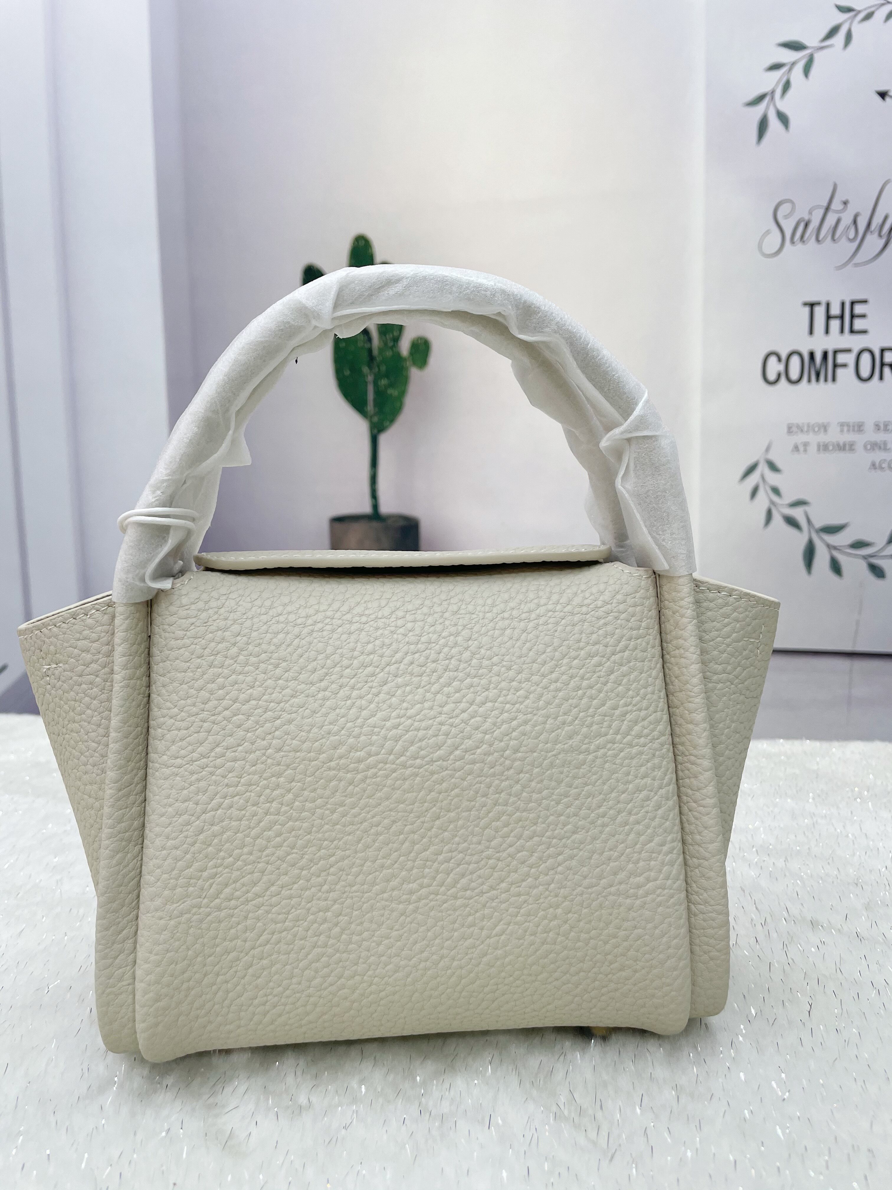 新款mini元宝包菜篮子真皮手提包女可爱百搭软皮头层牛皮斜挎小包