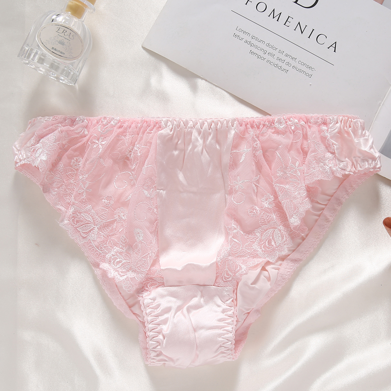 100%绿丝叶低腰内裤K302