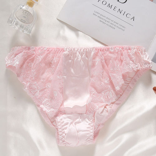 100%绿丝叶低腰内裤K302