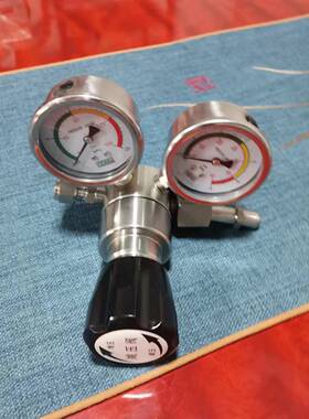 316不锈钢减压阀25MPa耐腐蚀氯化氢npt1/4气瓶调压阀高压氮气氢气
