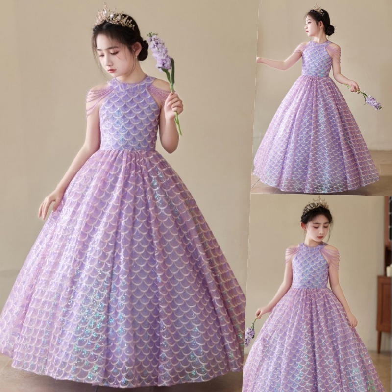 儿童精灵礼服裙轻奢小众高端绝美