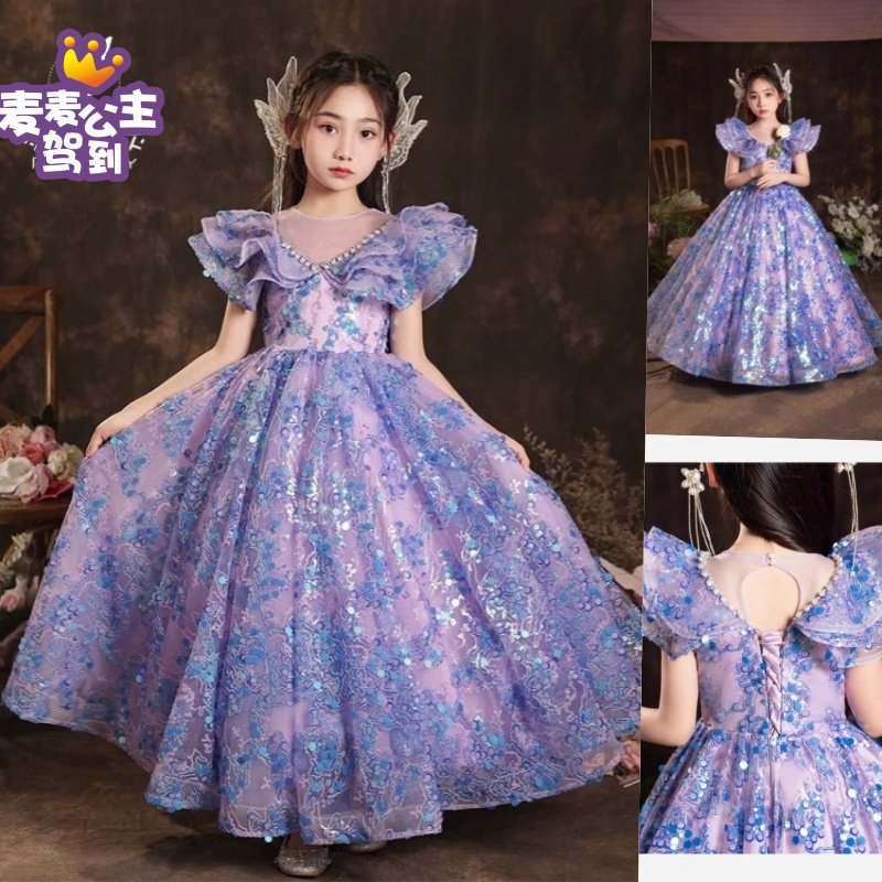 女童礼服重工连衣裙儿童生日主图片