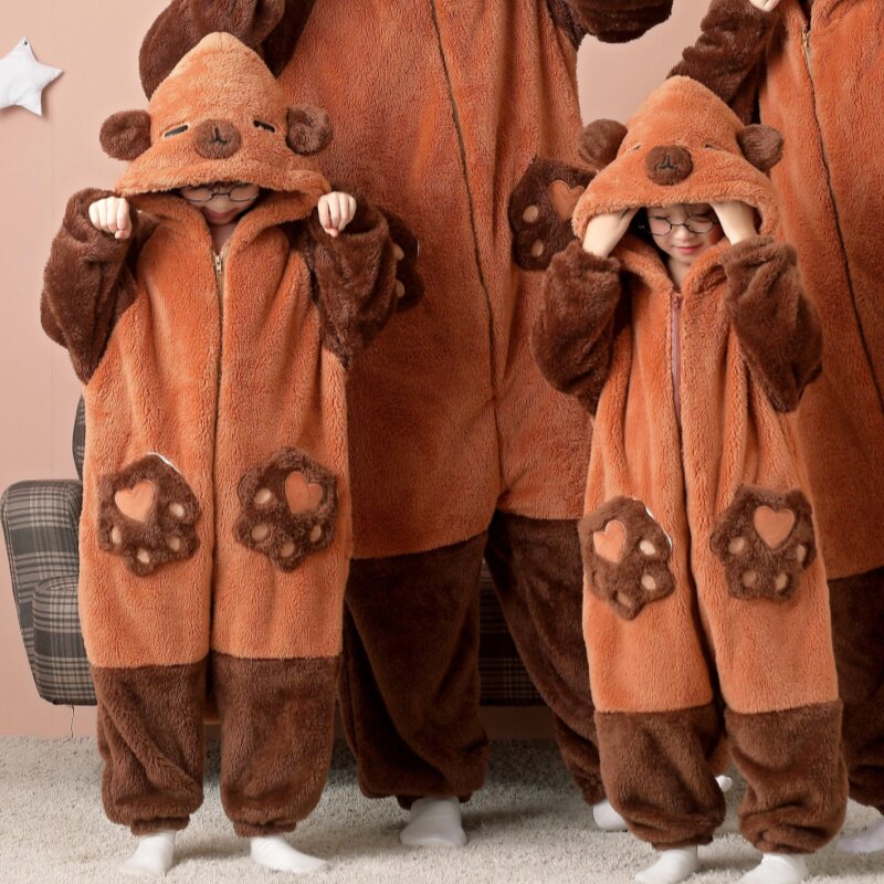 儿童连体睡衣秋冬季法兰绒男童睡袋珊瑚绒女孩宝宝防踢保暖家居服