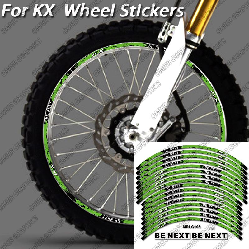 前21寸后19寸摩托车轮毂贴