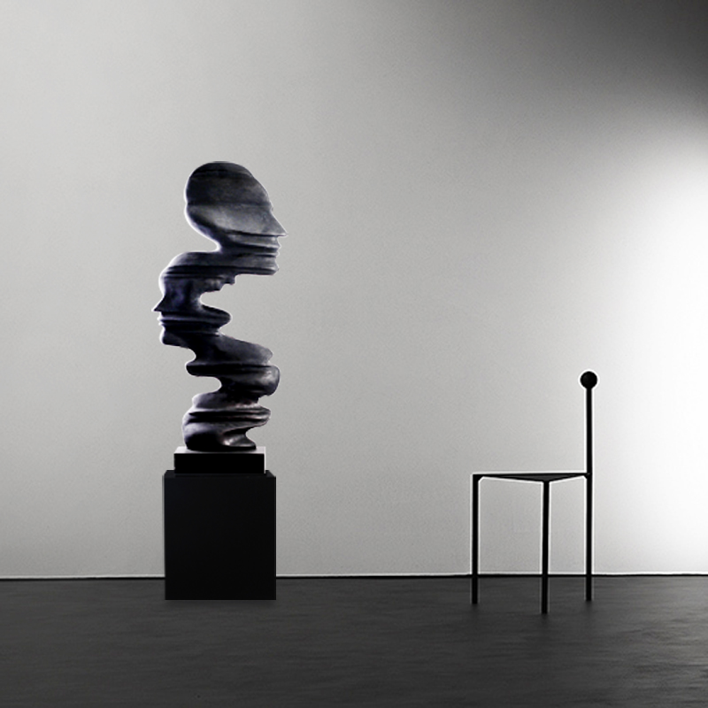 别墅艺术风摆件落地人像抽象雕塑