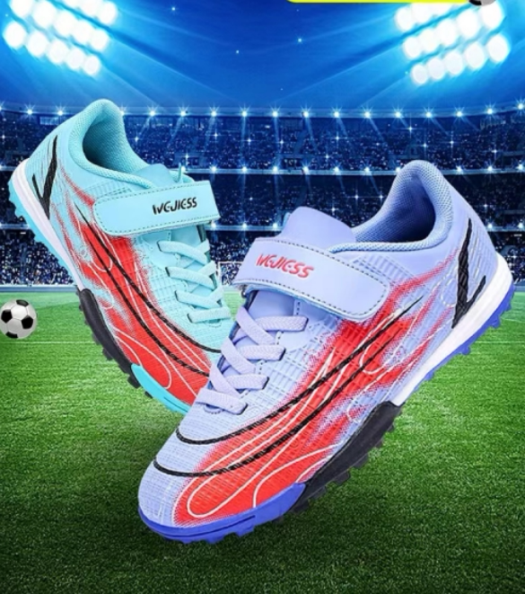 [断码捡漏]男女TF碎钉魔术贴足球鞋防滑耐磨耐踢足球鞋人草橡胶场