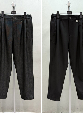 2026年春季新款liberclassy韩版黑色松紧腰休闲裤男青年长裤子