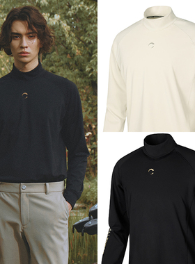 2025秋装韩国高尔夫品牌CHALLENGER轻便弹性弹力修身长袖T恤2色