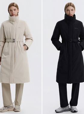 2025年冬季National Geographic国家地理女士鹅绒立领长款羽绒服R