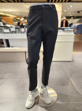 0101冬装EDITION深灰色棉质弹力弹性商务休闲男士休闲裤长裤子
