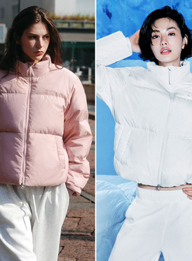 2025冬National Geographic国家地理女士立领鹅绒短款羽绒服3色R