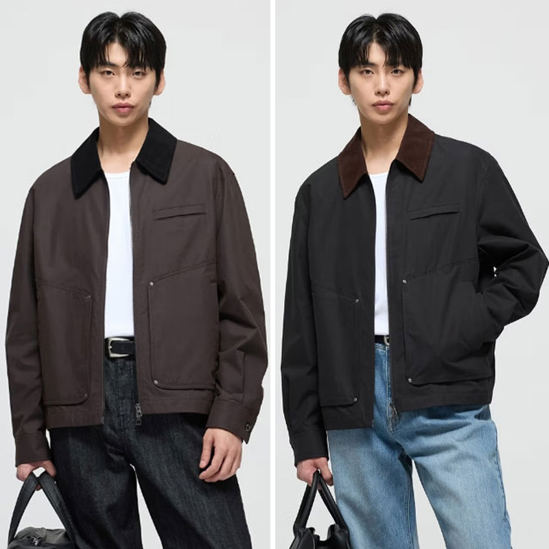 TNGT翻领秋季宽松夹克外套