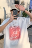 2025夏季港风圆领T恤衫男小熊短袖时尚短TDSA062--T8850—P35，男装T恤，电商A062