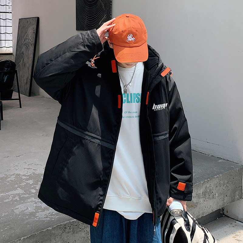 2025冬胖子机能夹克男宽松棉服男潮牌连帽防风棉衣外套MY866P110,男装夹克,电商A062