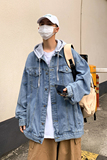 潮男百搭秋款牛仔上衣高街港风外套韩版潮流休闲夹克JK10-P70控85，男装工装外套，电商A062