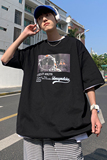 2025夏季青少年T恤趣味印花短袖港风流行宽松圆领休闲薄GT172-P28，男装T恤，电商A062