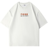 2025夏季新款趣味彩虹印花短袖青少年圆领休闲宽松T恤T88112-P35，男装T恤，电商A062