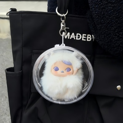 泡泡玛特毕奇敲敲12cm娃包保护套