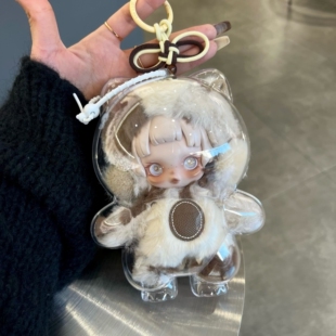 马力全开千里马升级款保护壳马年限定毛绒挂件保护套防尘收纳娃包