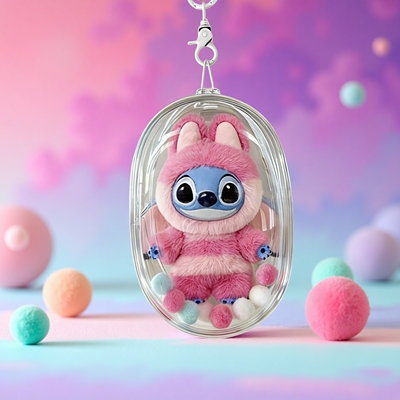 泡泡玛特史迪奇娃包防尘罩保护套