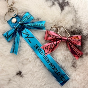 SEVENTEEN日巡演唱会彩带收纳套保护套应援条收纳周深明星透明套