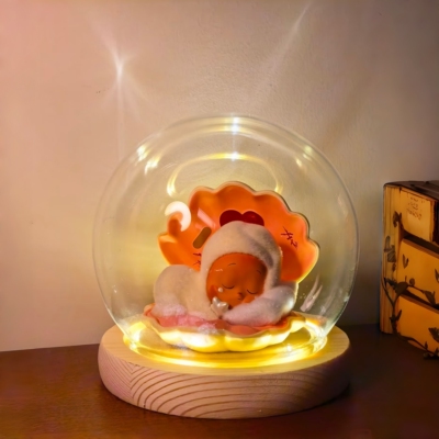 怦然星动手办带灯透明收纳展示盒