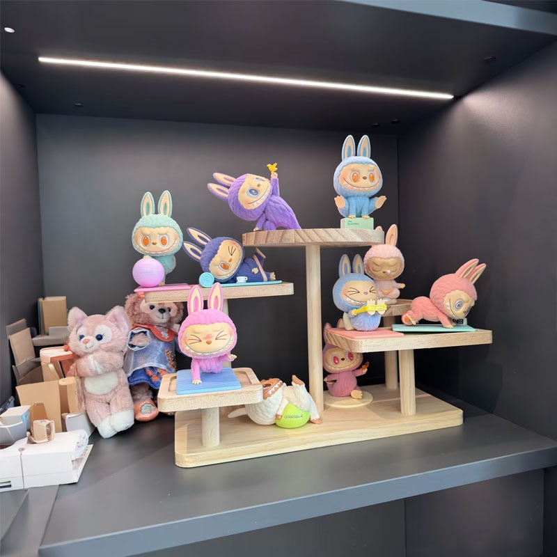 labubu慵懒瑜伽系列收纳展示架子