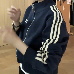 短款棒球服外套女2025春季新款小个子爆款休闲 百搭夹克开 衫上衣