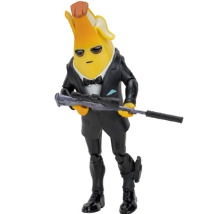 Fortnite堡垒之夜 3.75寸超可动人偶特工香蕉人Peely周边手办模型