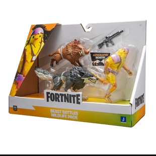散货Fortnite堡垒之夜正版 3.75寸可动蛋壳人灰狼和野猪 手办人偶