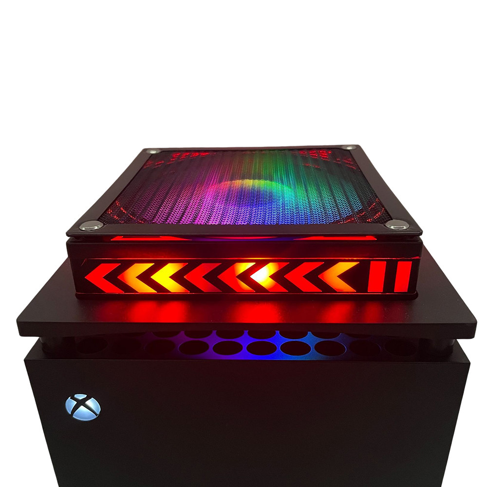 XBOX 베이스 XBOXSERIESX|S 냉각 베이스 다기능 컬러풀 RGB 라이트 브래킷 쿨 쿨링