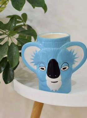 外单搞怪考拉陶瓷装饰收纳桶