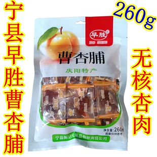 西北甘肃土特产庆阳宁县早胜新纪元曹杏脯果肉脯蜜饯260g美零食品