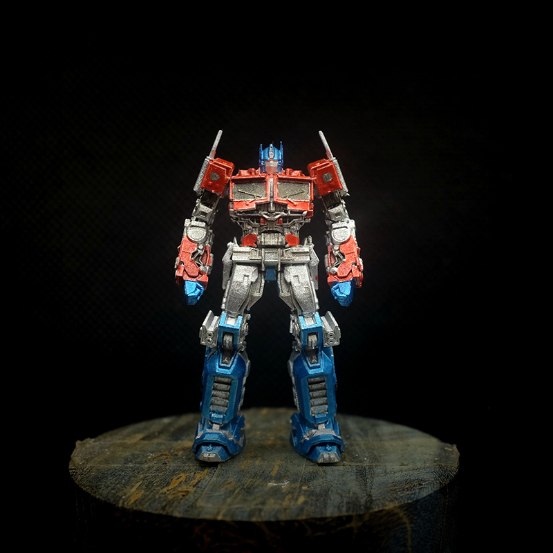 1/64变形金刚擎天柱车模人偶