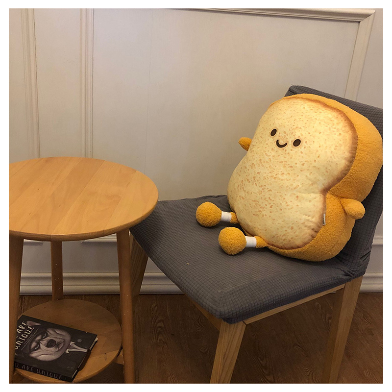 猫范吐司面包靠枕抱枕玩偶