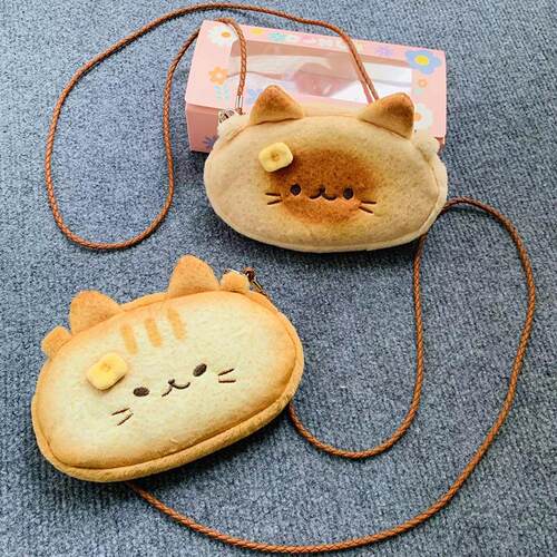 猫范面包猫手机包收纳包