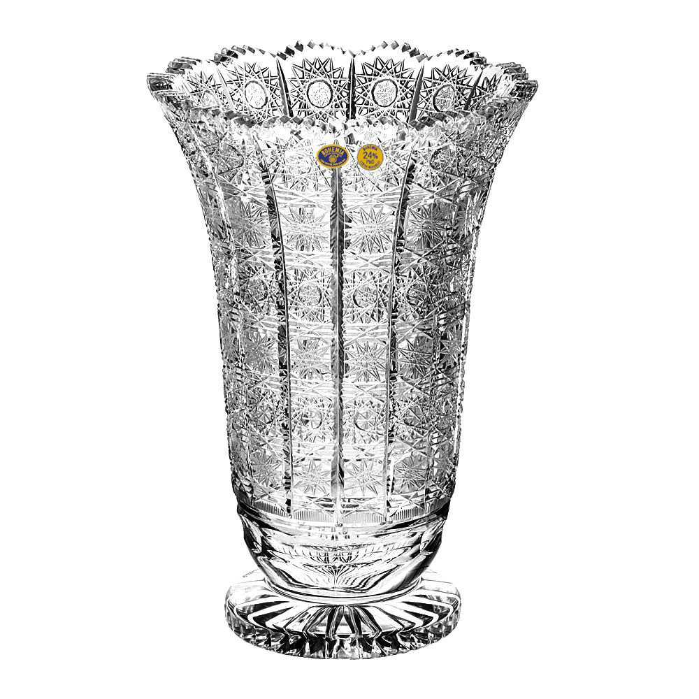 新品捷克原装进口bohemia波西米亚水晶玻璃花瓶客厅摆件插花装饰