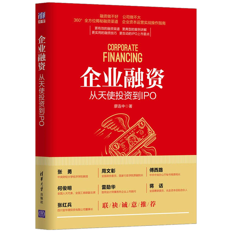正版现货 企业融资:从天使投资到IPO 廖连中 上市公司财务报表解读 经济管理 金融投资 企业融资理财实战ipo 企业经营管理书籍