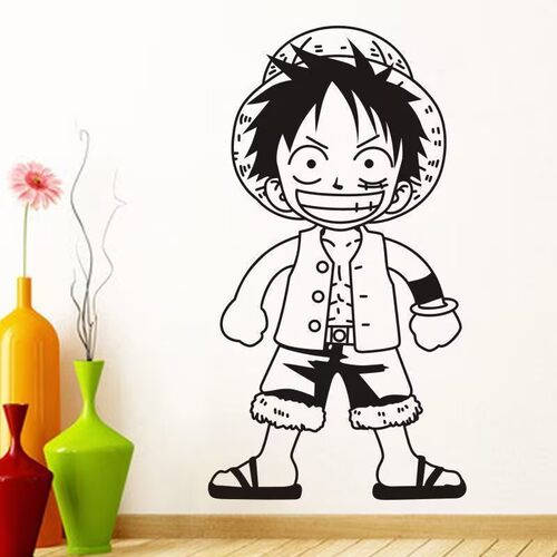 海贼王路飞自粘墙贴宿舍卧室