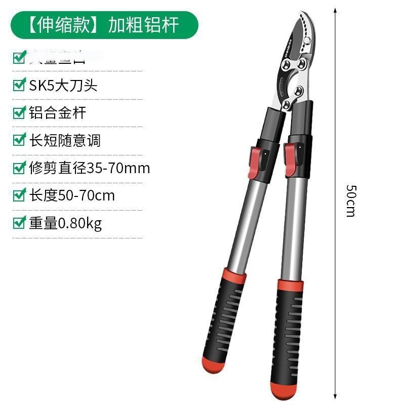 园艺粗枝剪大力剪枝果树修枝修剪树枝省力园林枝剪花剪强力大剪刀图片