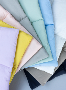 纯棉垫小方垫狗狗纯色包垫加厚马卡龙软垫外出轻便耐洗