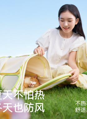 宠物猫咪外出包便携太空舱大容量宠物狗狗外出包猫包狗包轻便背包