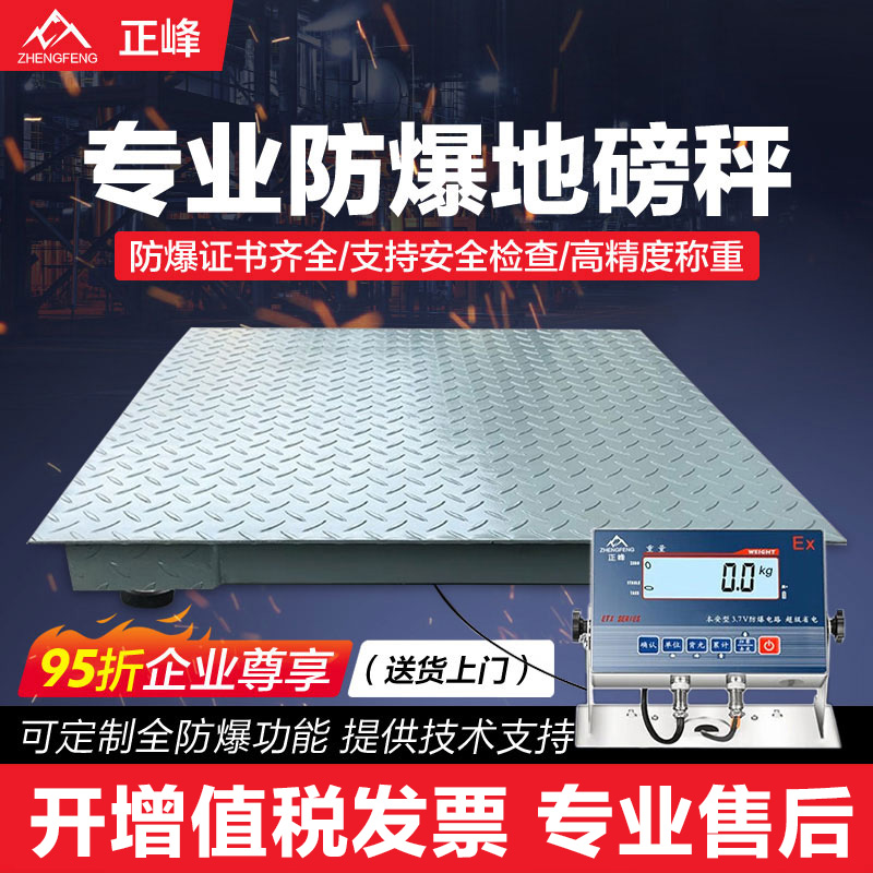【防爆证书随货】防爆电子地磅秤
