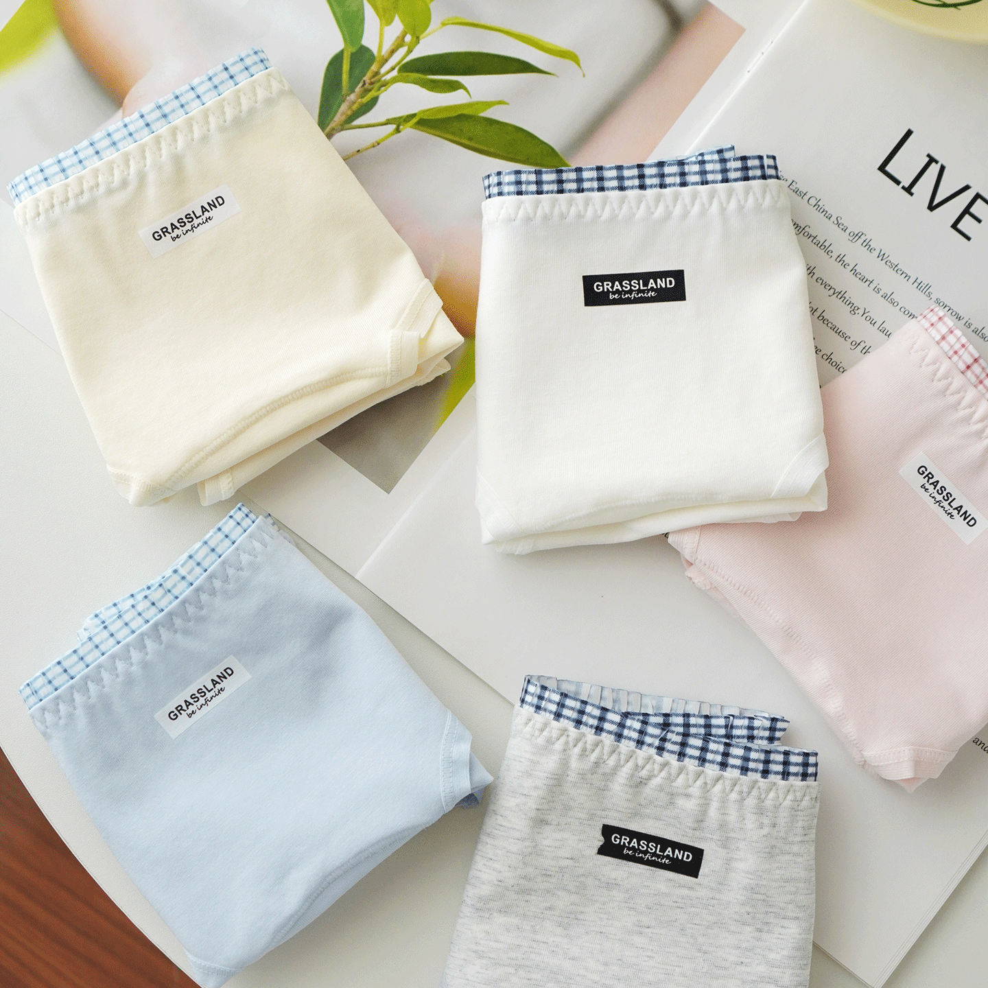 a类纯棉内裤抗菌加长裆女孩子初中高中学生大童12周岁以上青少年